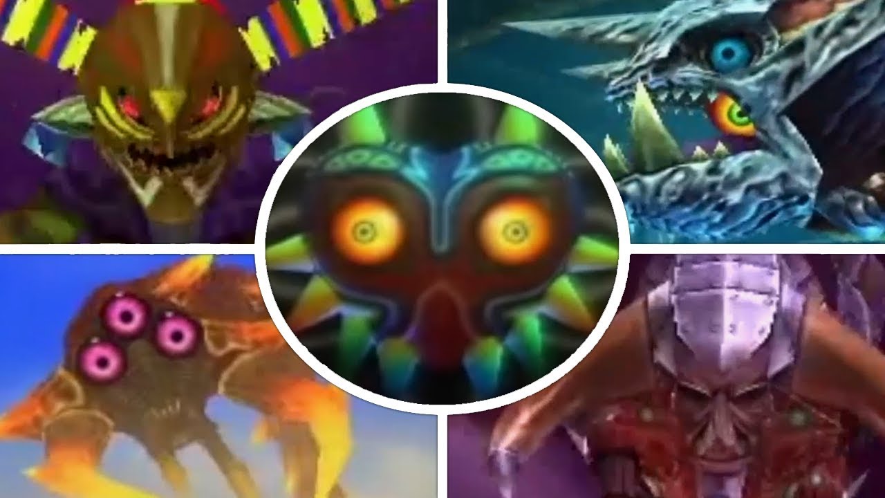 The Legend Of Zelda Majora S Mask D All Bosses Ds Mag Moe