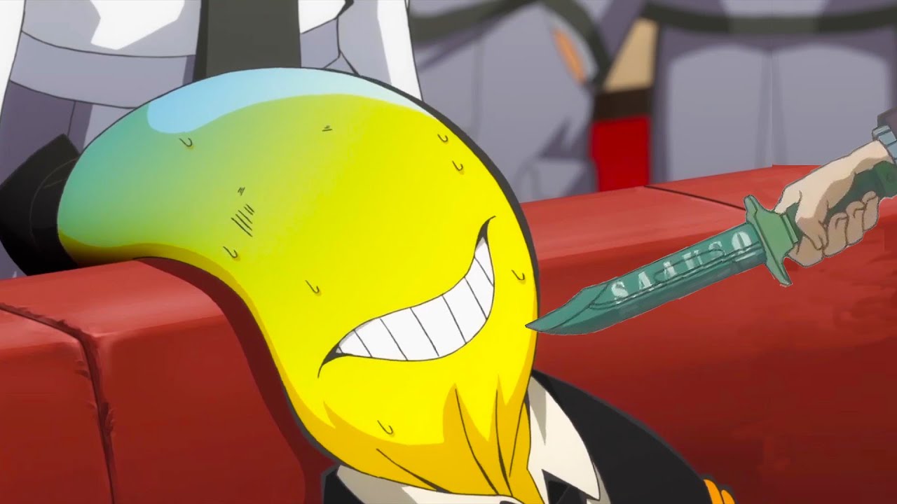 暗殺教室 最高の瞬間 学園暗殺者は無敵 22 Koro Sensei was assassinated with a knife