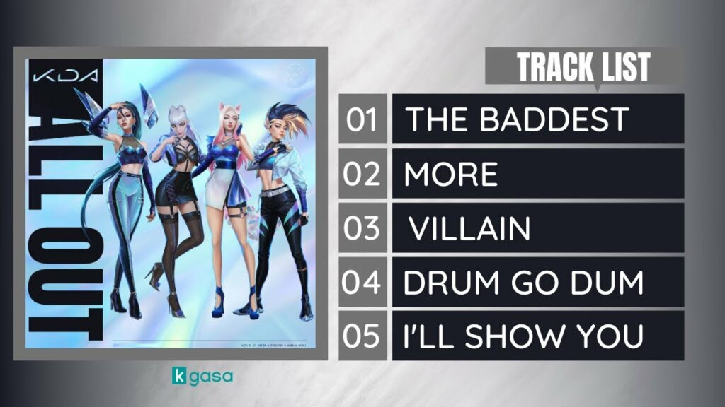 [FULL ALBUM] K/DA - ALL OUT - EP [HQ Audio] - MAG.MOE