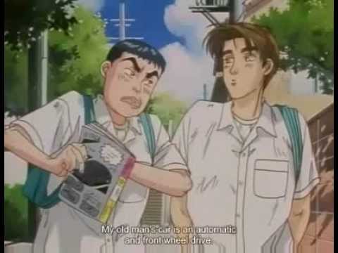 Initial D 1st Stage Episode 1 Part 1 Youtube Mag Moe