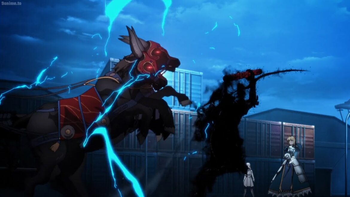 運命 Rider Defeats Berserker And Saves Saber Fate Zero Mag Moe