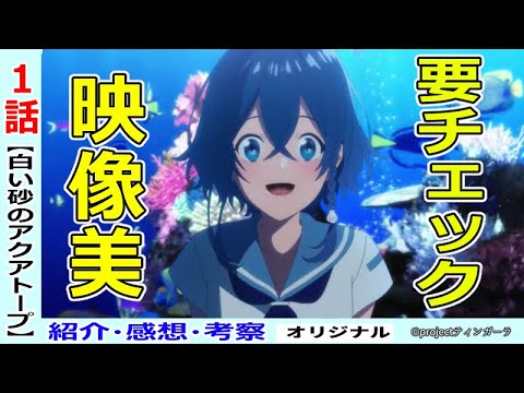 白い砂のアクアトープ１話感想 考察 紹介 保証された楽しさ 沖縄の水族館を舞台とした物語 Mag Moe