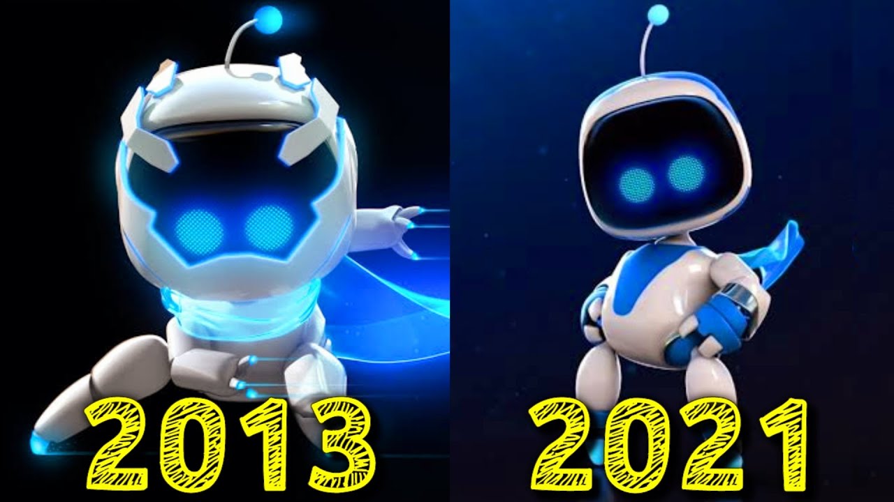 Evolution of Astro Bot Games 20132021 MAG.MOE