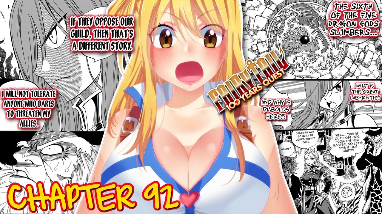 Fairy Tail 100 Years Quest Full Chapter 92 The Great Labyrinth Motion Manga Mag Moe