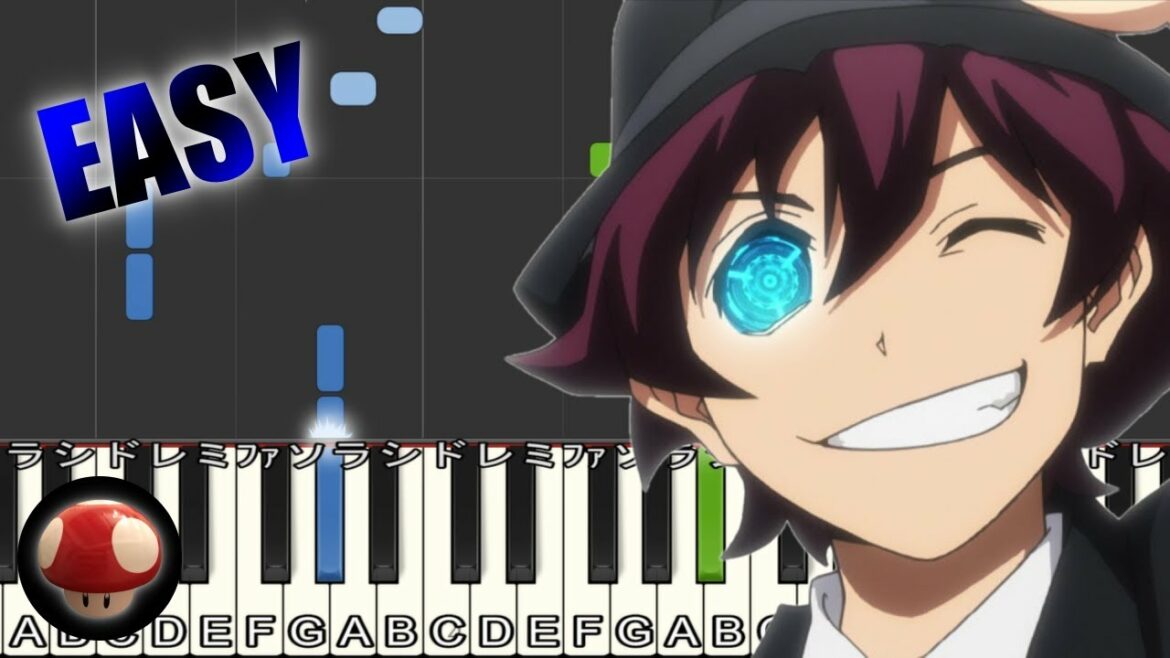 シュガーソングとビターステップ【ピアノ簡単楽譜】血界戦線ED曲 UNISON SQUARE GARDEN