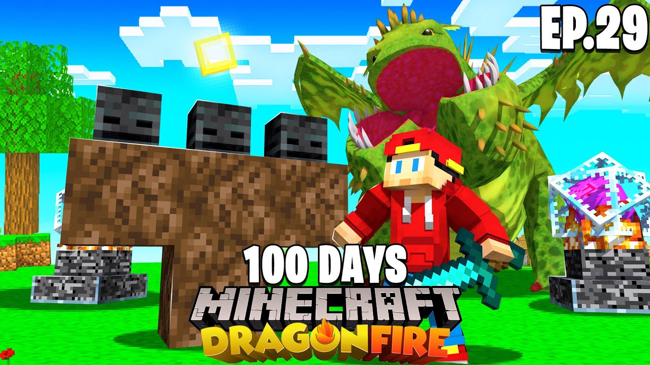 100 Days In Minecraft Dragon Fire Episode 29 Magmoe