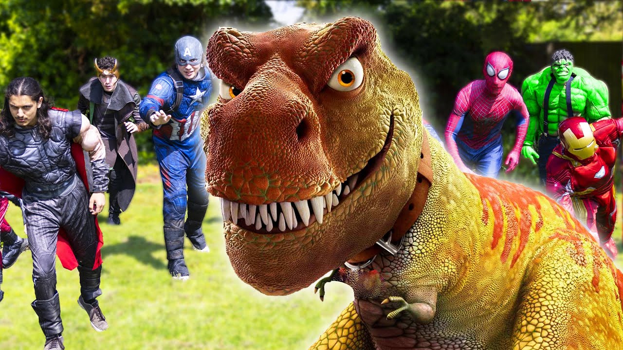 Avengers VS Dinosaurs!! MAG.MOE
