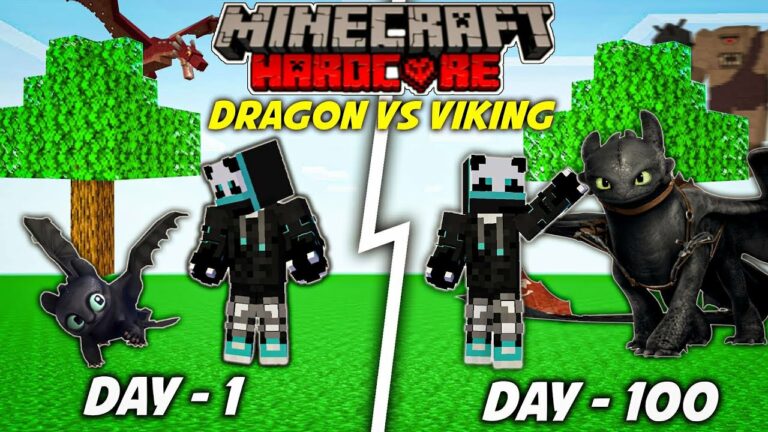 Dragon In Minecraft 100 Days Magmoe