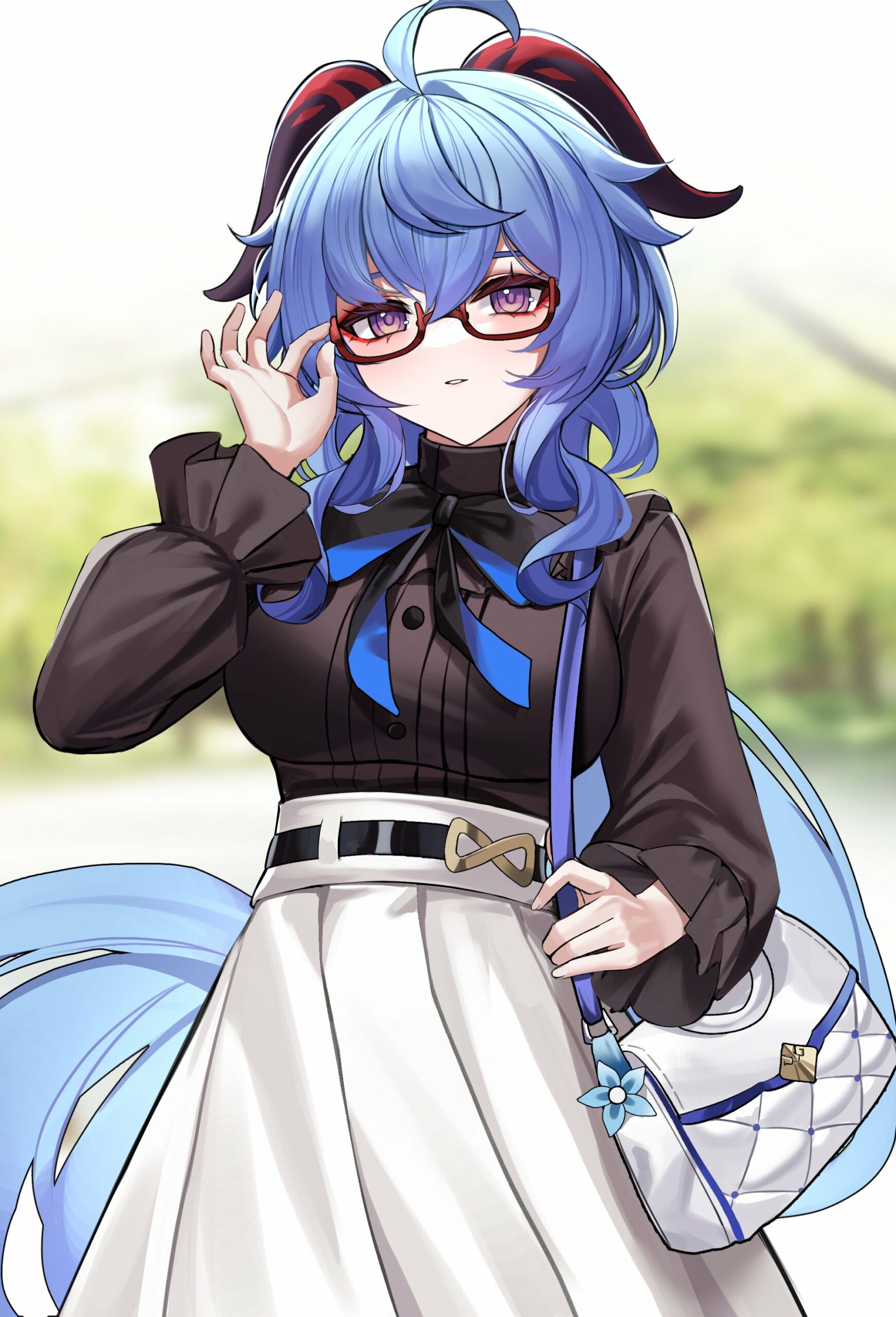 Ganyu with glasses (by Eternity)[Genshin Impact] MAG.MOE