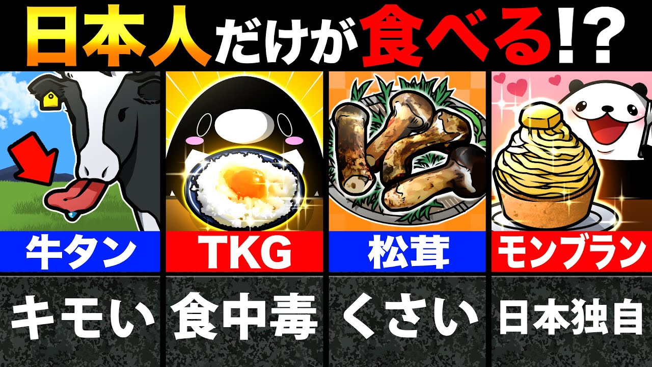 日本人しか食べない食べ物4選【アニメ】 MAG.MOE