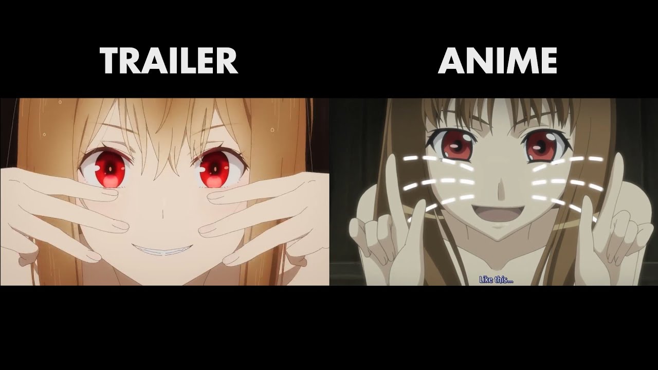 SPICE AND WOLF (2024) trailer comparison to EP 1 & 2 MAG.MOE