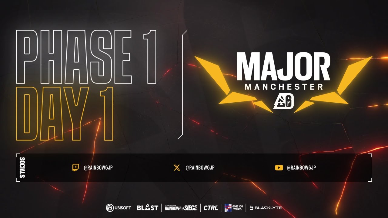 【世界大会】Blast R6 Major Manchester 2024 Phase 1 Day 1 MAG.MOE